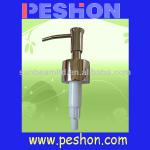 Golden metal hand soap lotion pump