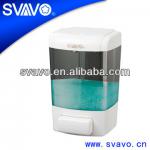 Single-head plastic soap dispenser manual soap dispenser wall soap dispenser large capacity V-7101WB