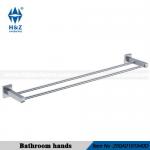 Double stainless steel towel bars