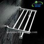 Brass Square Double Towel Bar