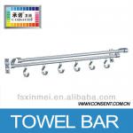 Bathroom Aluminum Double towel bar