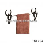 horseshoe spur towel bar