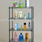 Adjustable Chrome Metal Bath Rack Shelf , DIY &amp; K/D Style