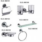 High Grade Brass chrome plating bathroom accessory set