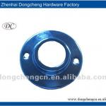 Straight shower rod flanges