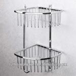 Two tiers brass basket,bathroom baskets wholesale price