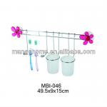 Flower Metal Bathroom Toothbrush Holder