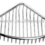 Stainless steel Chrome triangle soap basket 6803B