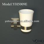 Ceramic stainless steel sanitary accessory tumbler holder