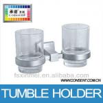 Aluminum double tumble holder