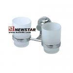 supply steel cup holder,double cup holder,bath appliance