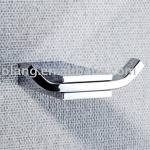 brass double chrome clothes robe hooks in bathroom OL-5704