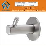 ss304 single robe hook with satin nickel brushed