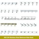 Stainless Steel Hotel Bathroom Robe Hook