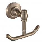 new design high quality brass double robe hook