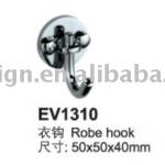 Stainless steel clothes hook with one hook EV1310