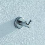 brushed outdoor stainless steel double robe hook