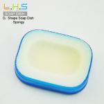 O Shape Spongy Soap Dishes/ Plastic Soap Dish/