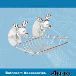 Soap dish rack with 2pcs simple suction cup