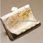 Rectangle stone recessed soap dish tray mats holder