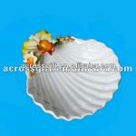 ceramic shell soap dish