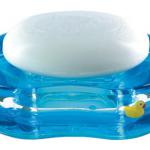 Fancy Shape Liquid Soap Dish with Attractive Floater Inside