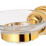 Golden brass soap dish holders YBPK051