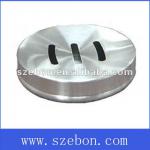 stainless steel soap dish with drain