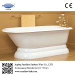 66-inch Enamel Cast Iron Classic Roll top Bathtub