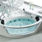 Corner glass Acrylic Massage Bathtub(D-3023)