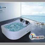 Snuofan two person luxury massage bath tubs shower bathroom furniture cheap shower bath cabin with good quality whirlpool sharp-SW-8H05(White)