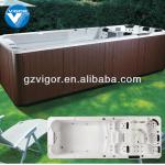 Luxury 6 Meter European Style Large Outdoor Swim Spa