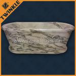 natural marble square bathtub