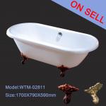 claw feet classical freestanding bathtub