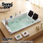 Built-in Tub with Waterproof LCD TV for 2 person