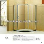 3C glass arc aluminium shower equipment