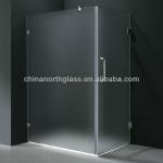 8mm 10mm frosted or sandblasted glass bathroom door