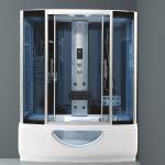Multi-function 5MM Blue Tempered Glass Massage Whirlpool Steam Shower Cabin/shower enclosure/shower room 2580