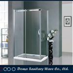 #304 Stainless Steel Frame Glass Simple Shower Cabin