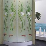 Quadrant colorful shower enclosure