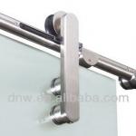 Soft closing sliding shower door system