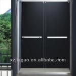 tempered glass shower door/double shower door/shower screen with CE certificate