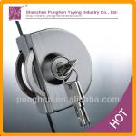 Stainless steel glass door lock or glass lock
