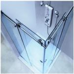 SS304 polished hardware for sliding shower glass door