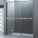 Frameless bathroom tempered glass shower door