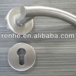 Stainless steel satin shower door handle