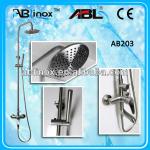 Stainless steel bathroom shower with head shower and hand shower