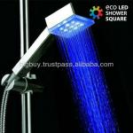 Eco LED Shower Head Squared