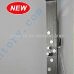 Special Body Jets Design Wood Grain Stainless Steel Shower Panel S159