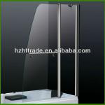6mm tempered glass folding shower screen-HTSS-132